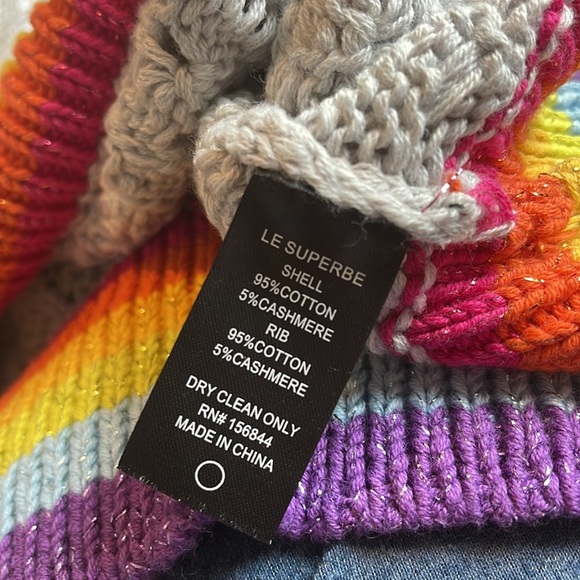 NWT Le superbe silver lining sinbad sweater - Picture 14 of 16